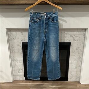 Levi’s premium ribcage straight ankle